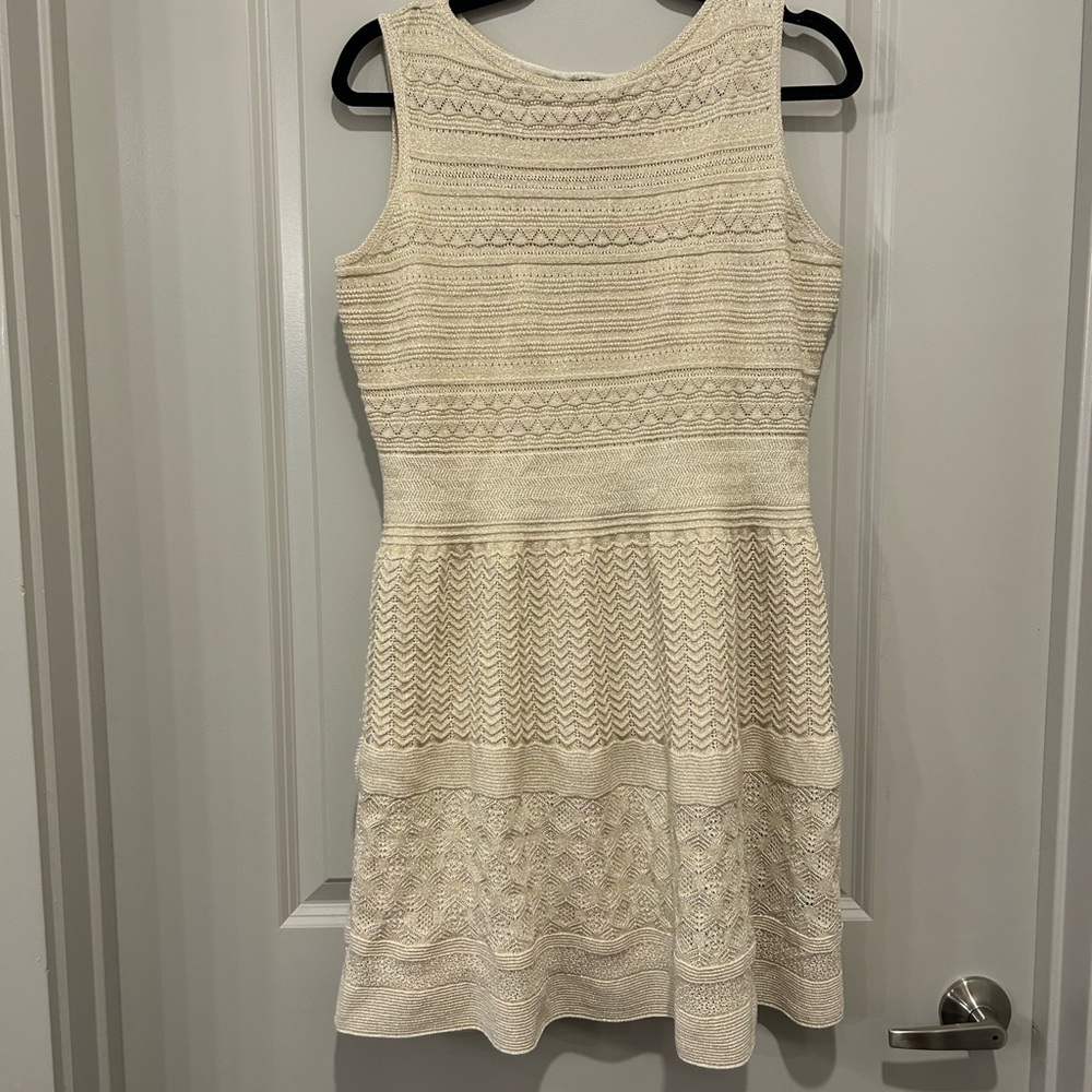 Lauren Ralph Lauren golden metallic Sleeveless Dress